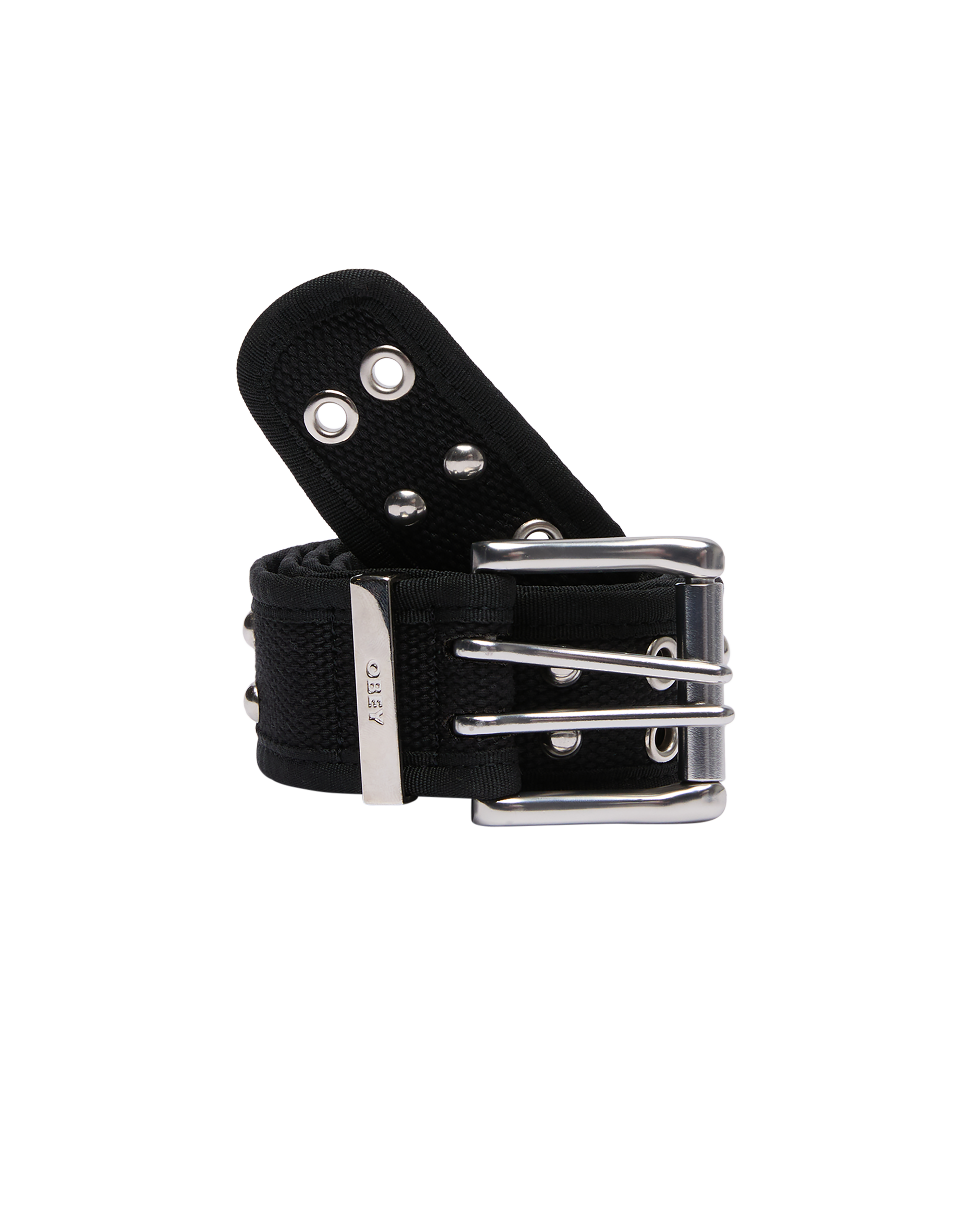 Obey Studded Web Belt Unisex Nietengürtel schwarz